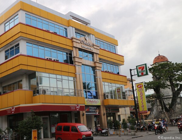 Façade de l’hébergement