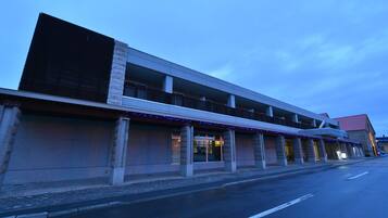 Front of property – evening/night