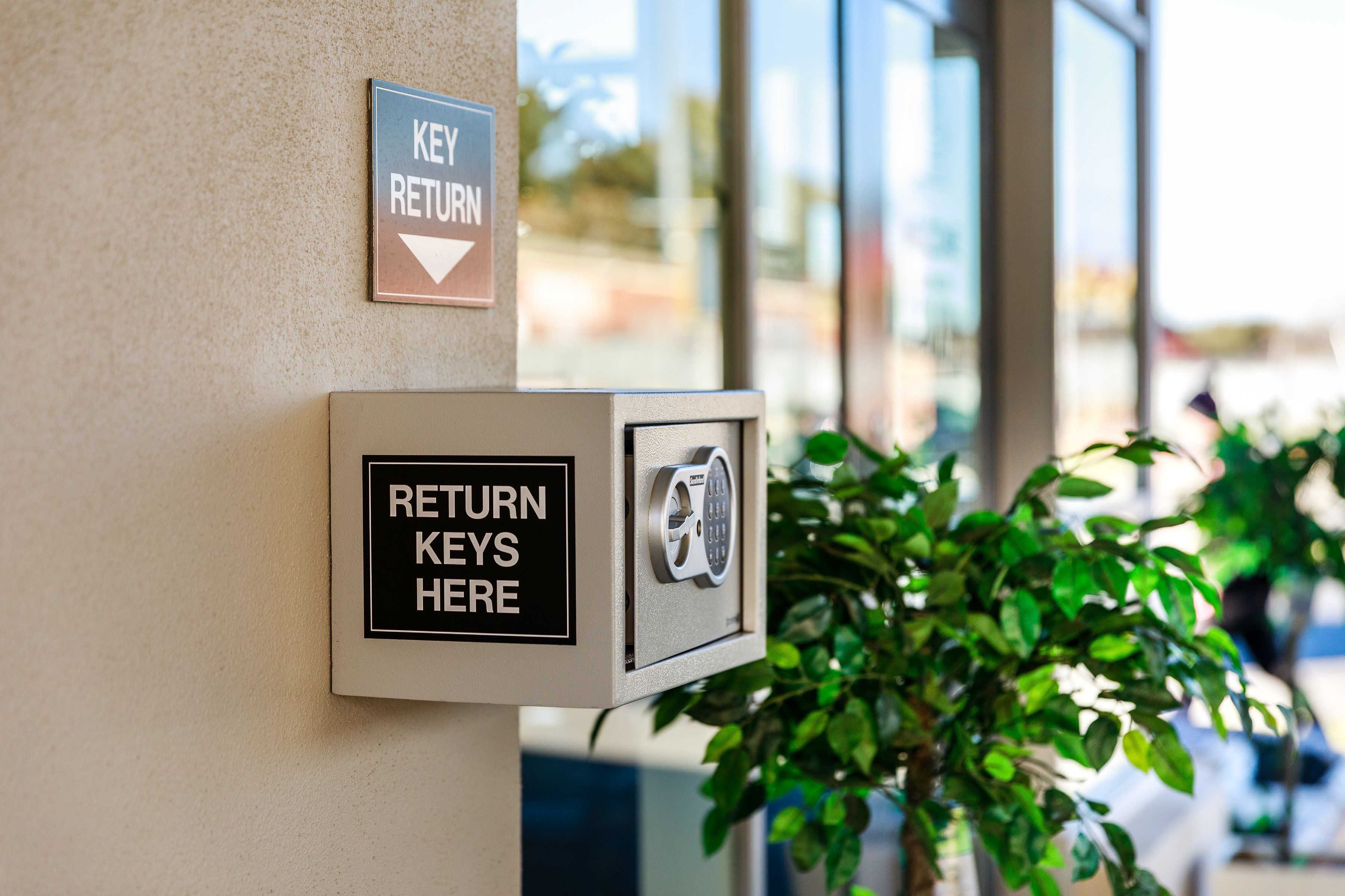 check-in/check-out kiosk