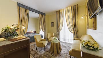 1 chambre, literie hypoallergénique, minibar, bureau