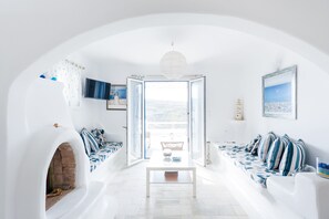 Ferienhaus (White 1) | Wohnzimmer | Plasmafernseher