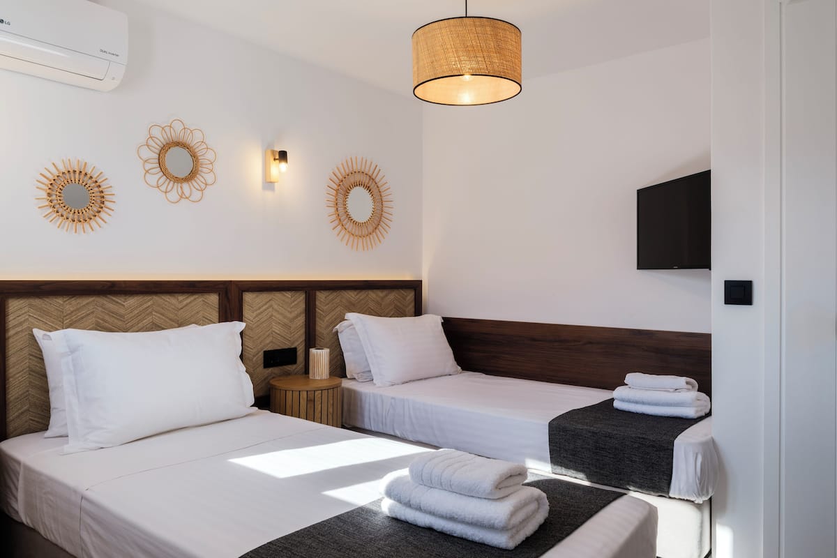 Casa Superior (Mare) | Biancheria da letto di alta qualità, tende oscuranti, insonorizzazione
