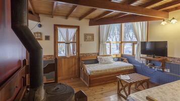 Cabane, 1 chambre (Duplex) | Coin séjour