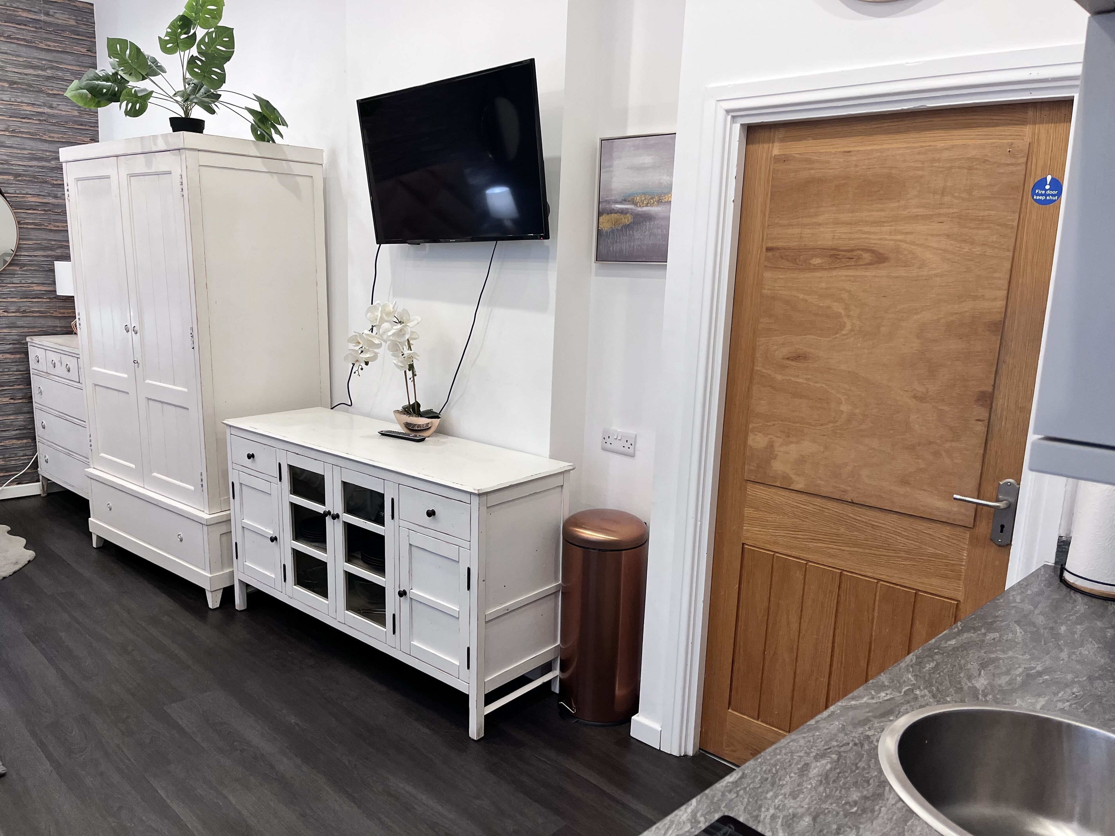 Family Room | Individually decorated, individually furnished, blackout drapes