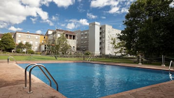 Indoor pool, outdoor pool