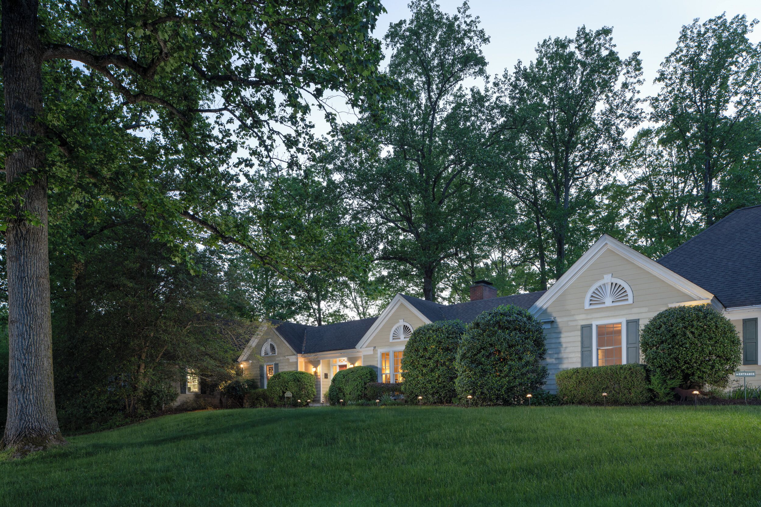 Façade de l’hébergement