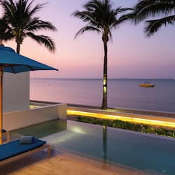 Beachfront Pool Villa | Terrace/patio