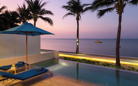 Beachfront Pool Villa | Terrace/patio. Explorar Koh Samui – Adults Only Resort and Spa