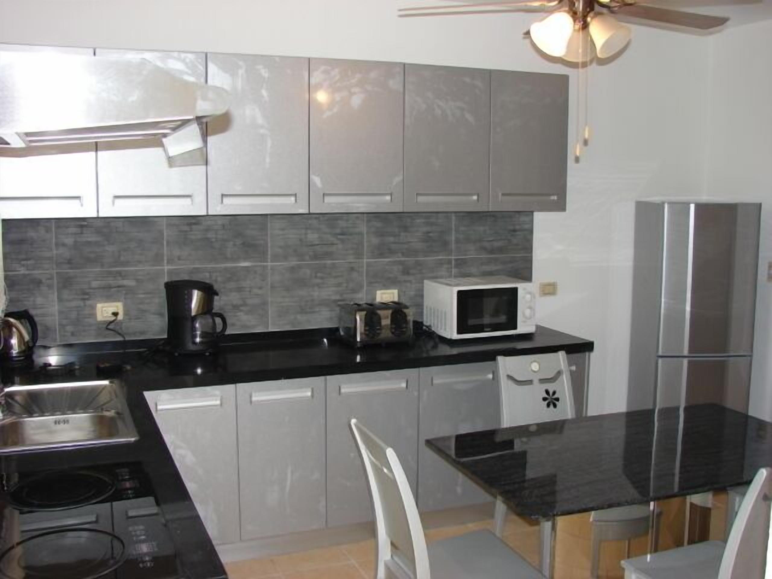 Vista Perfecta Apt 03  | Cozinha privada | Geladeira, micro-ondas (mediante solicitação), cafeteira/chaleira