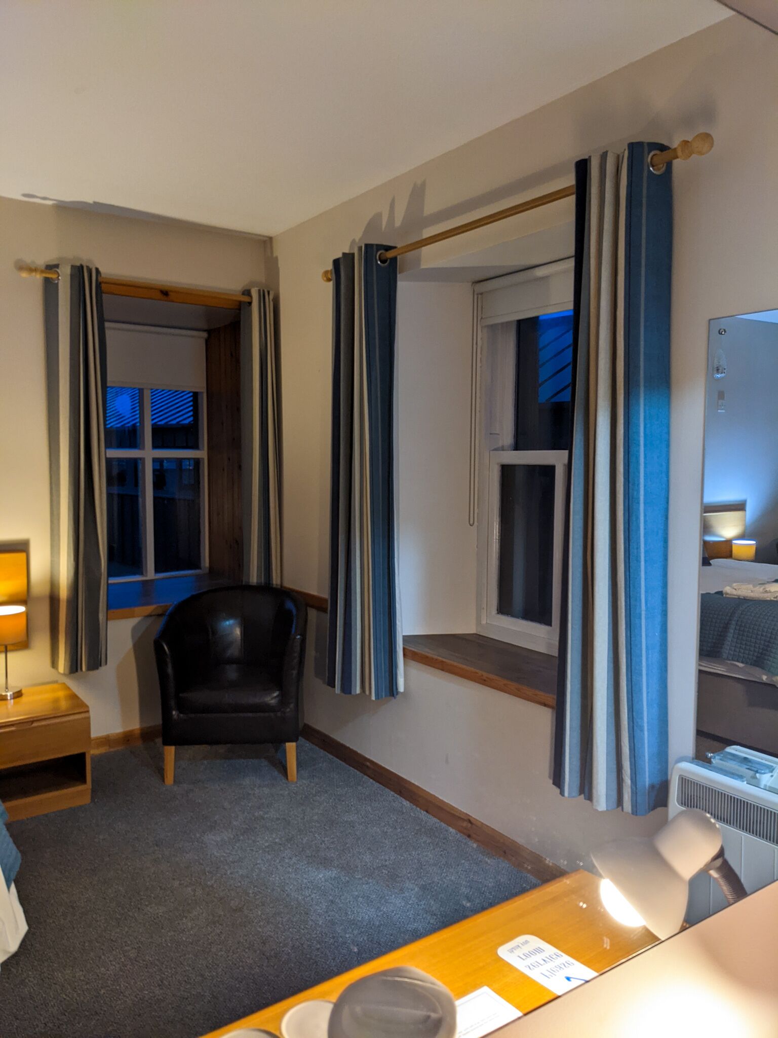 comfort double room (harbourside house) | in-room safe, individually decorated, individually furnished, desk