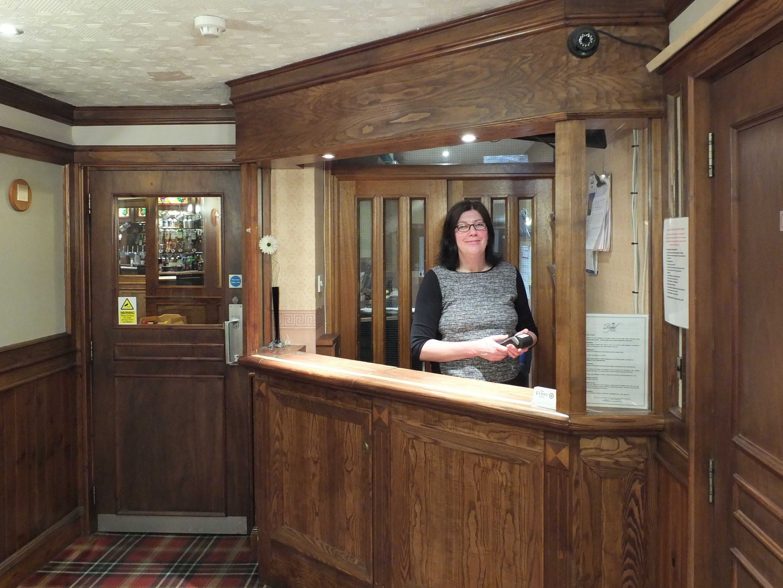 check-in/check-out kiosk