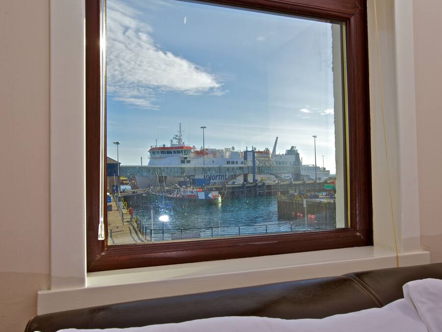 Blick von der Unterkunft