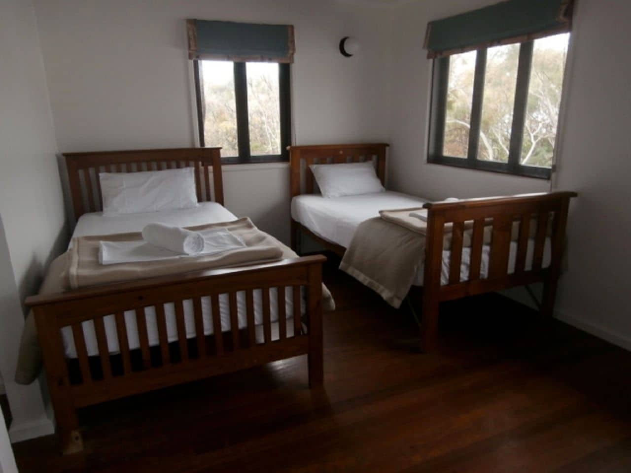 two bedroom bungalow | bed sheets