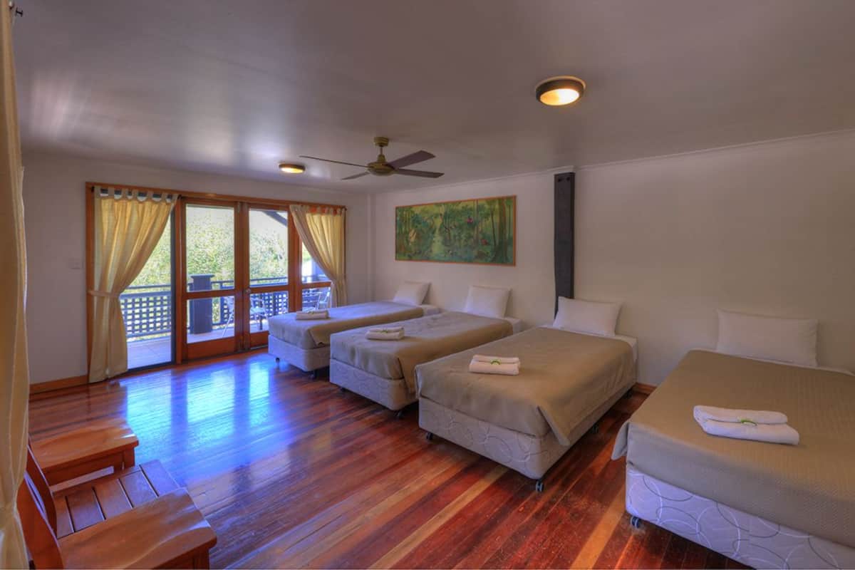 economy quadruple room, 1 bedroom, private bathroom | view from room