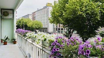 Blick von der Unterkunft