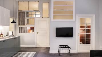 Classic-Apartment, eigenes Bad (Courtyard) | Wohnbereich