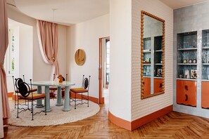 Dalt Vila Suite | Premium bedding, down comforters, minibar, in-room safe