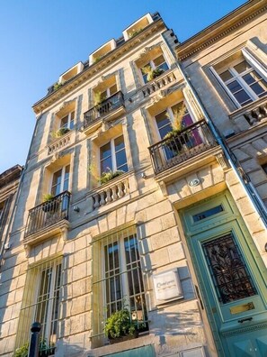 Overnatningsstedets facade