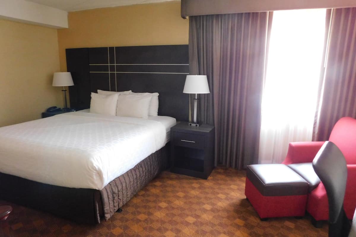 Deluxe Studio Suite, 1 King Bed, Non Smoking | Premium bedding, in-room safe, desk, iron/ironing board