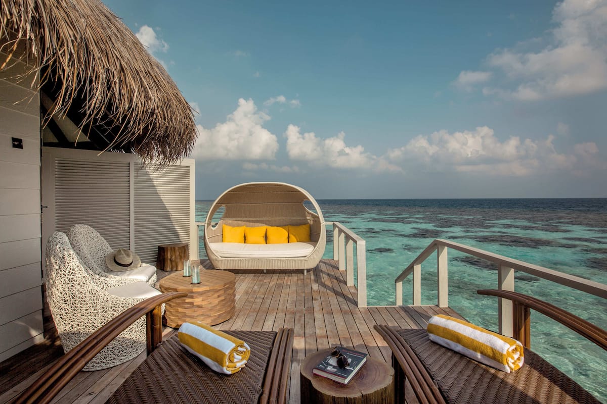 Villa, uitzicht op oceaan, op het water | Terras