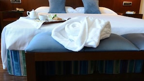 In-room safe, desk, laptop workspace, blackout drapes