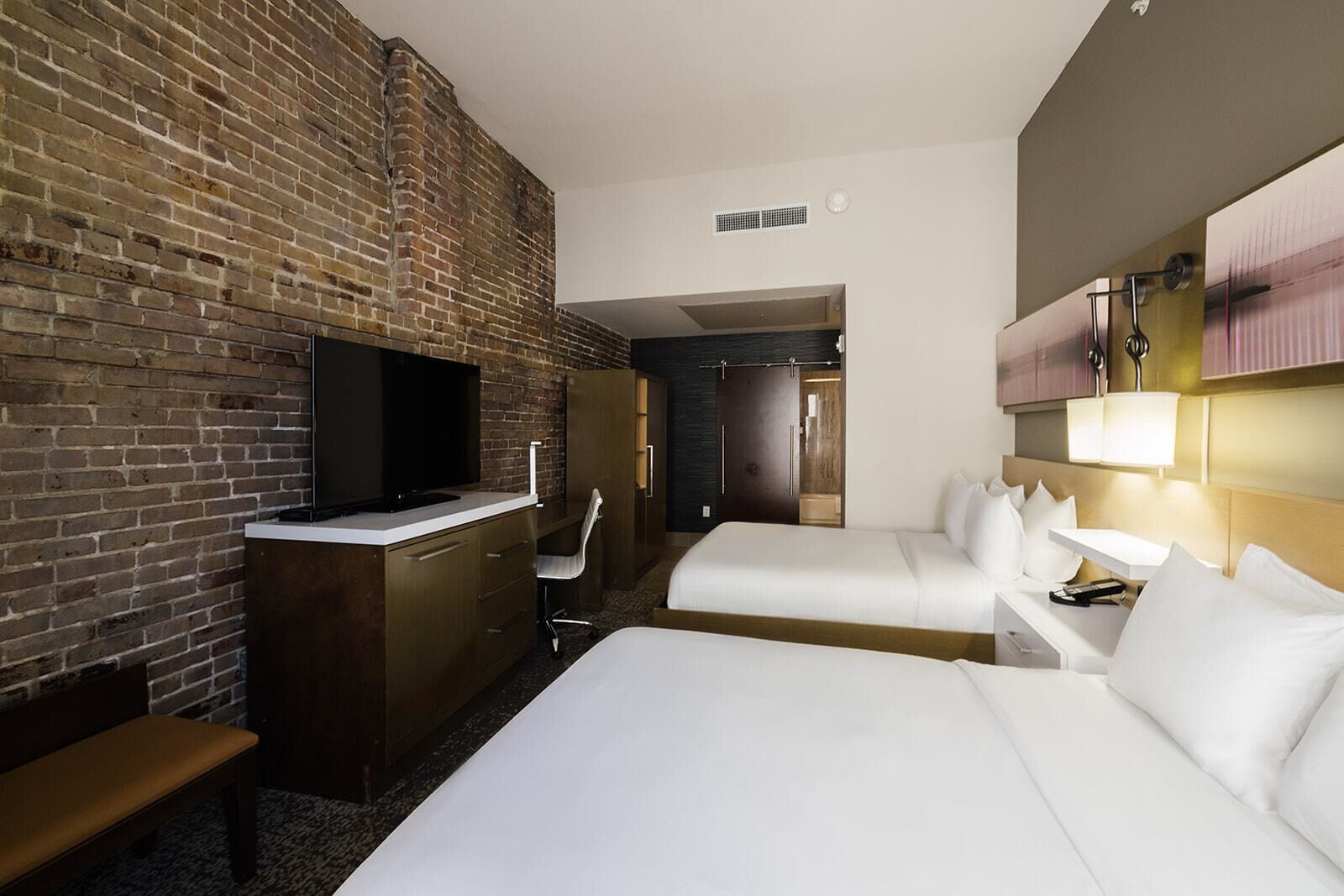 superior room, 2 queen beds, non smoking | 1 bedroom, premium bedding, pillow-top beds, desk