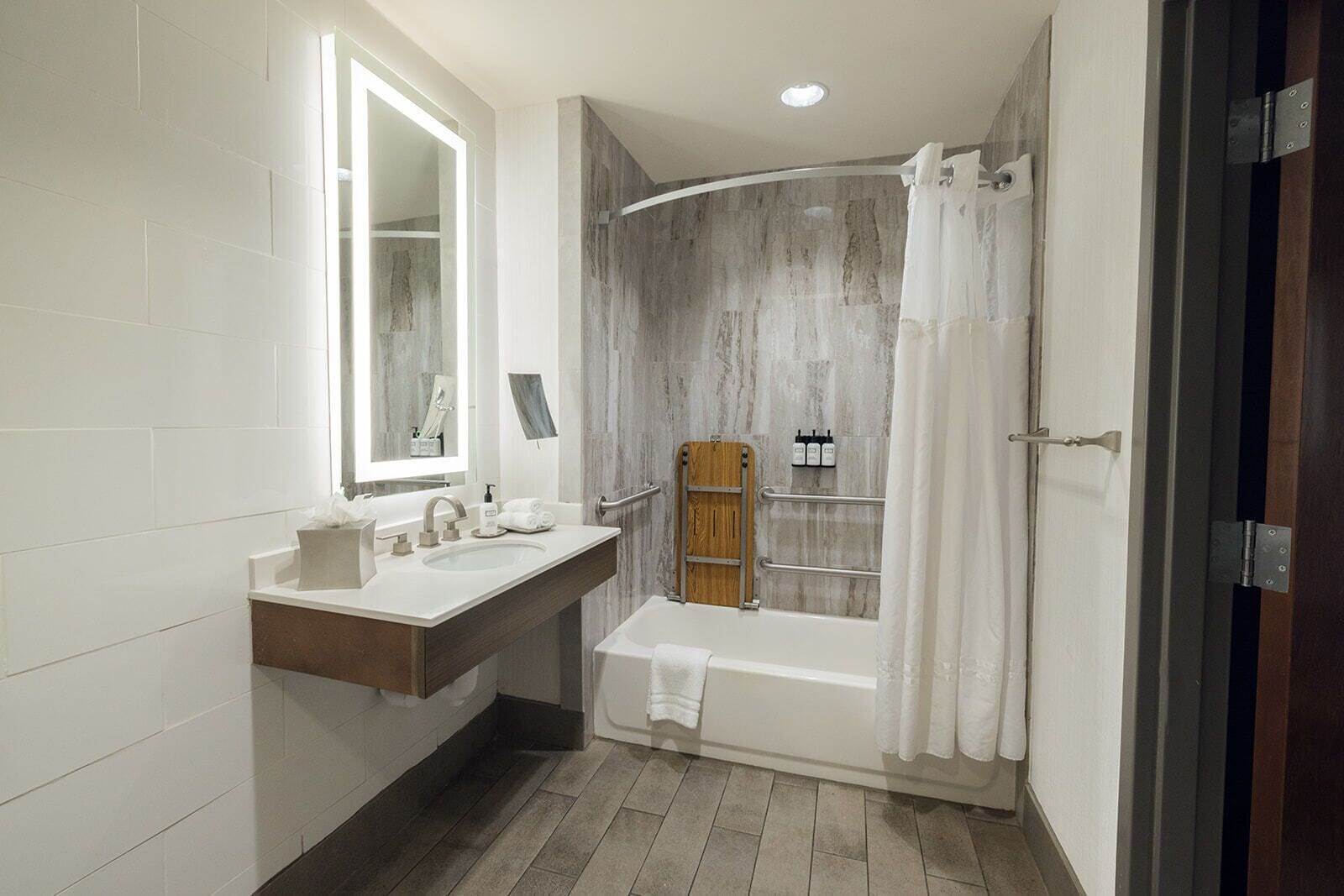 rainfall showerhead, free toiletries, hair dryer, bathrobes