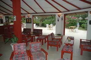 Sala de estar en el lobby