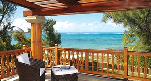 Terrace/patio - Sankhara Beachfront Villas (Poste Lafayette)