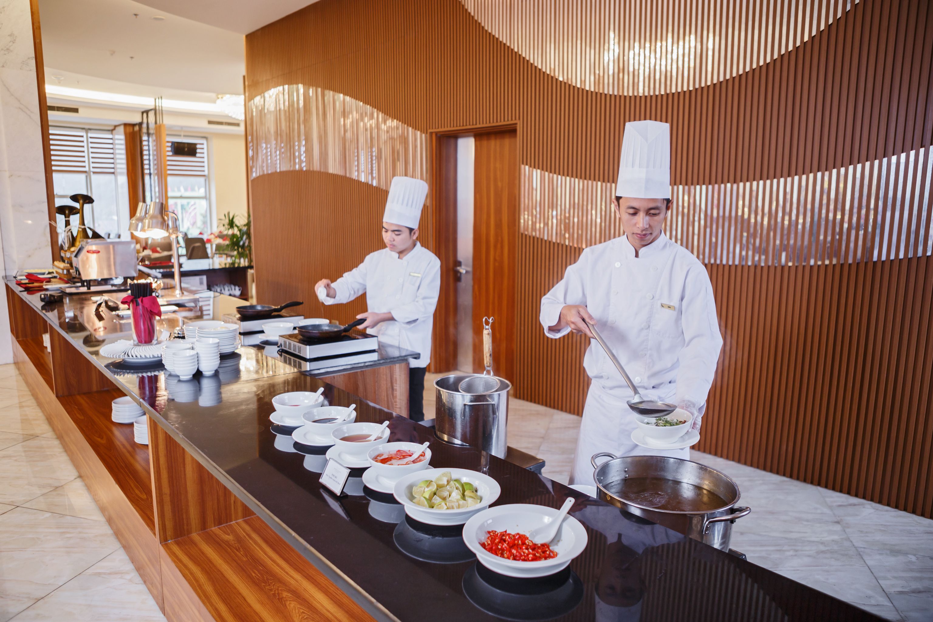 Free daily buffet breakfast 