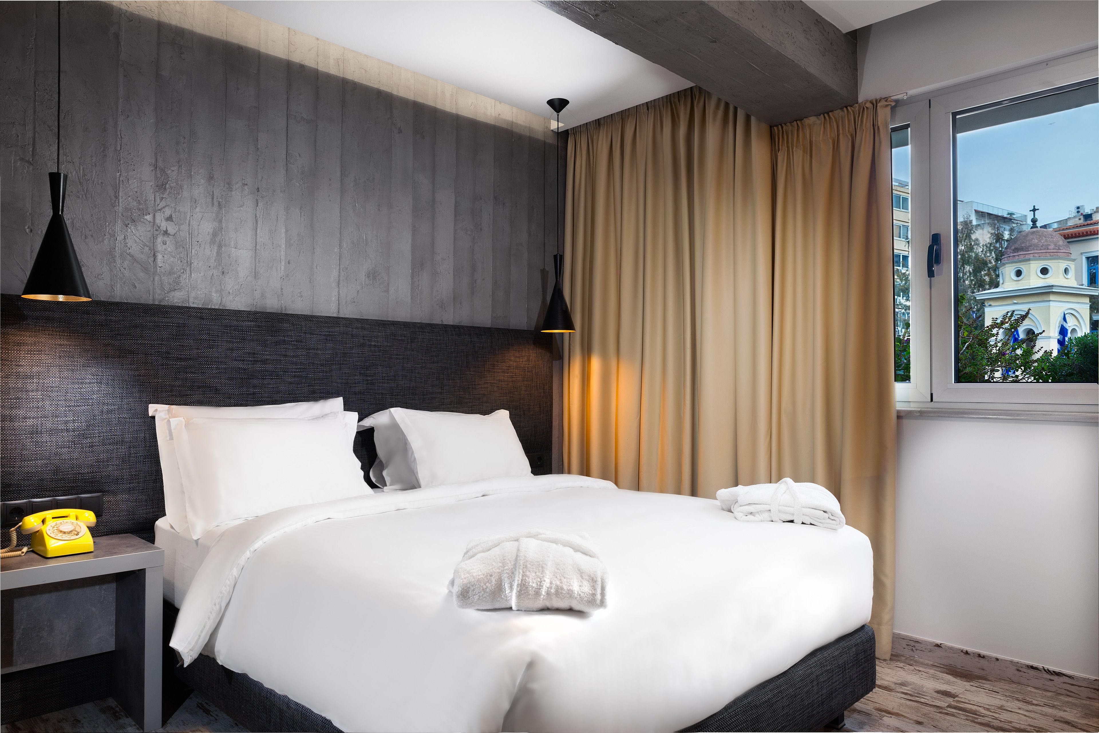 Deluxe tweepersoonskamer, uitzicht op de stad | Uitzicht vanuit de kamer