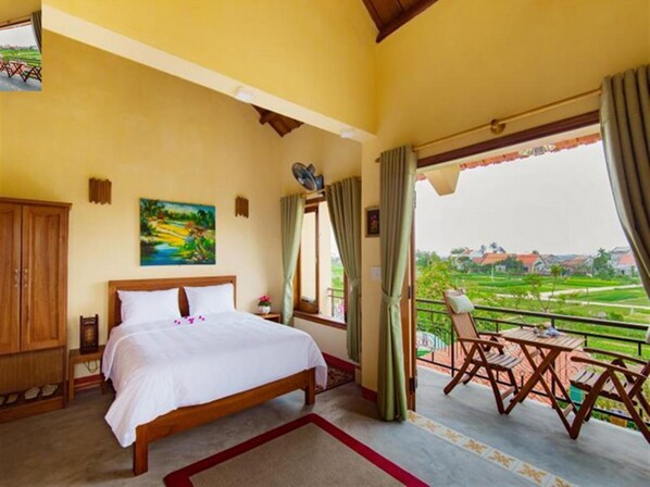 Desk, blackout curtains, soundproofing, iron/ironing board