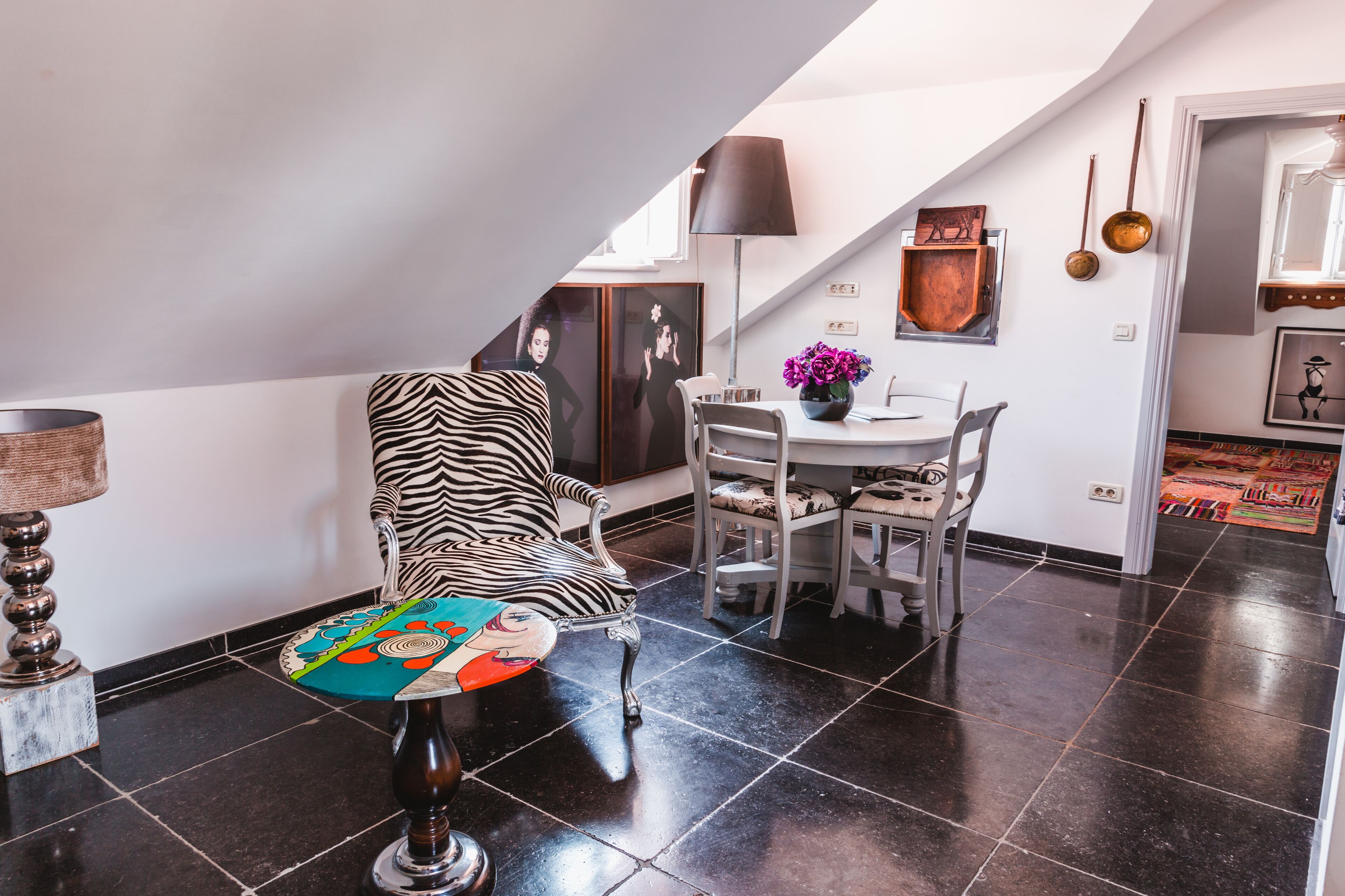 Family Apartment, City View | Living area | Flat-screen TV