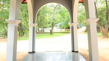Entrée de l’hébergement
