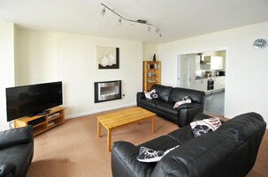 Appartamento, 2 camere da letto | Area soggiorno | Smart TV, caminetto, Netflix, lettore DVD