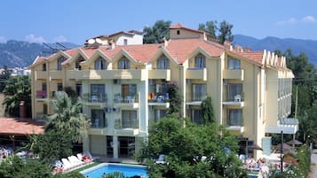 Façana frontal de l'allotjament