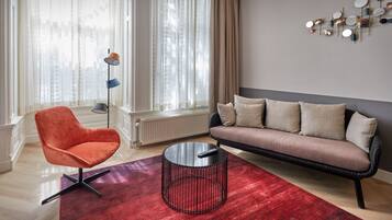 Apartemen Kota, 1 kamar tidur | Area keluarga | TV layar datar