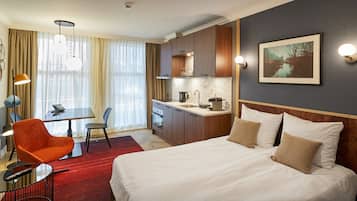1 habitación, ropa de cama hipoalergénica y cubrecamas