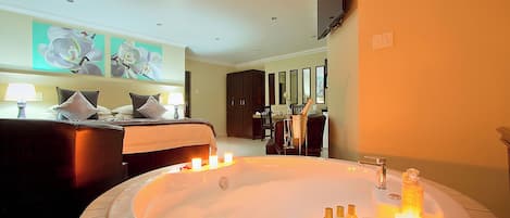 1 bedroom, premium bedding, individually furnished, desk