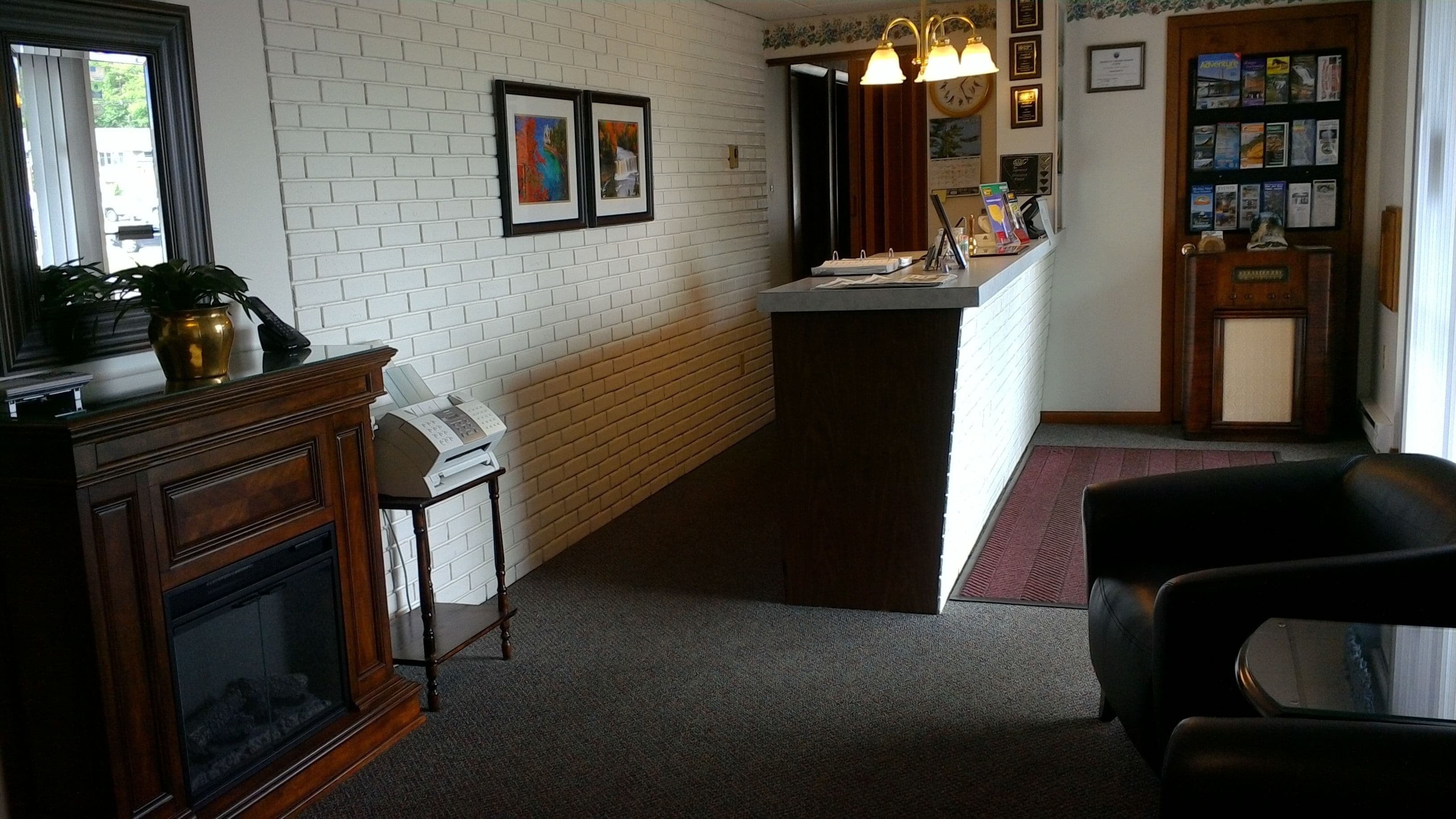 Sala de estar en el lobby