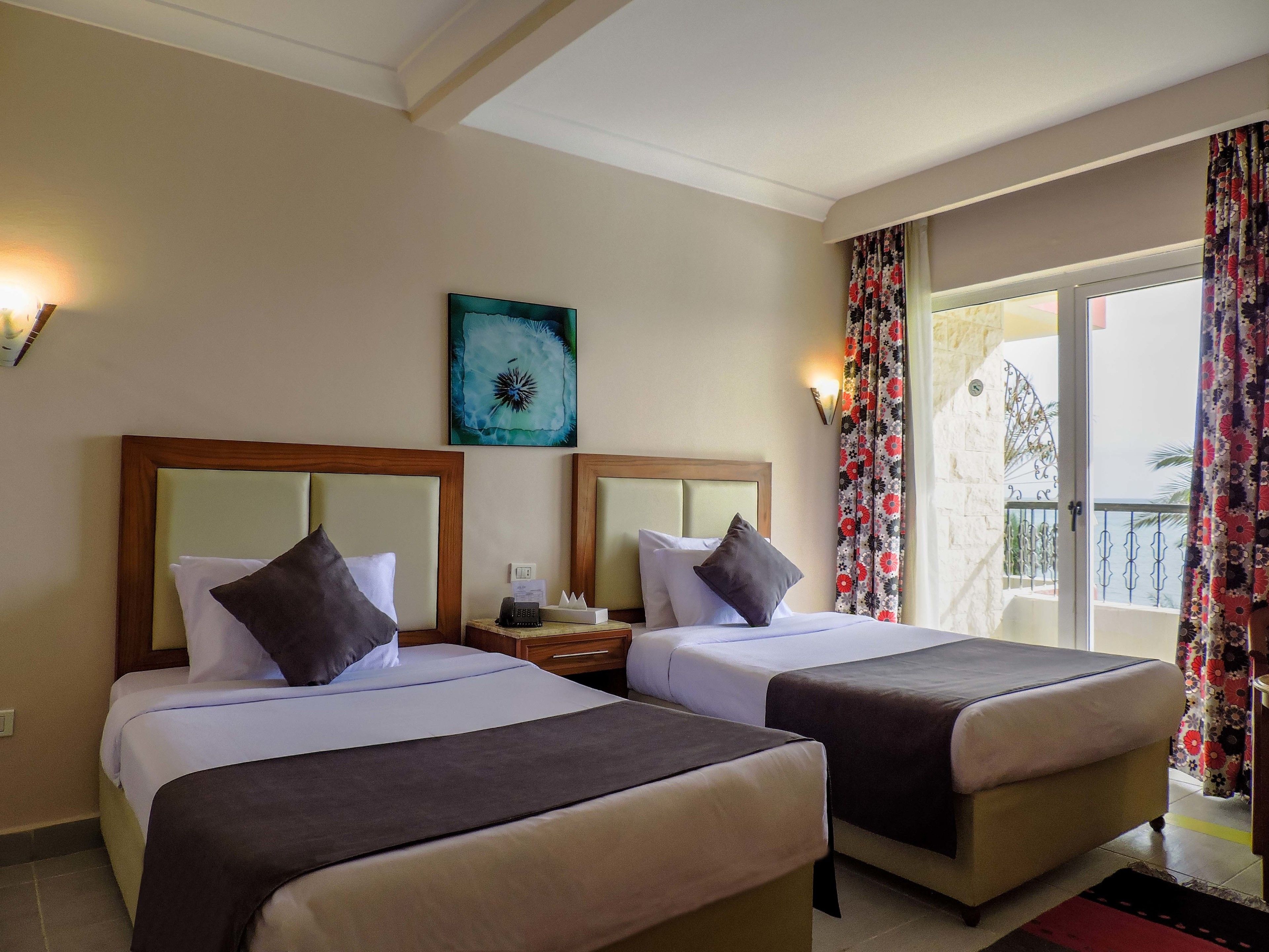 Deluxe Double or Twin Room, Pool View, Beachside | Coffee and/or coffee maker