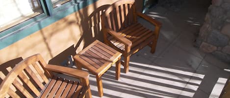Stuga - flera sÀngar - utsikt mot bergen (Arapahoe Lodge 1 Bed 1 Bath ALJP) | Terrass/Patio