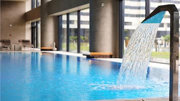 Indoor pool, outdoor pool