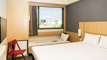 Minibar, in-room safe, desk, blackout drapes