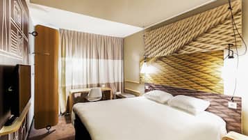 In-room safe, desk, iron/ironing board, cots/infant beds