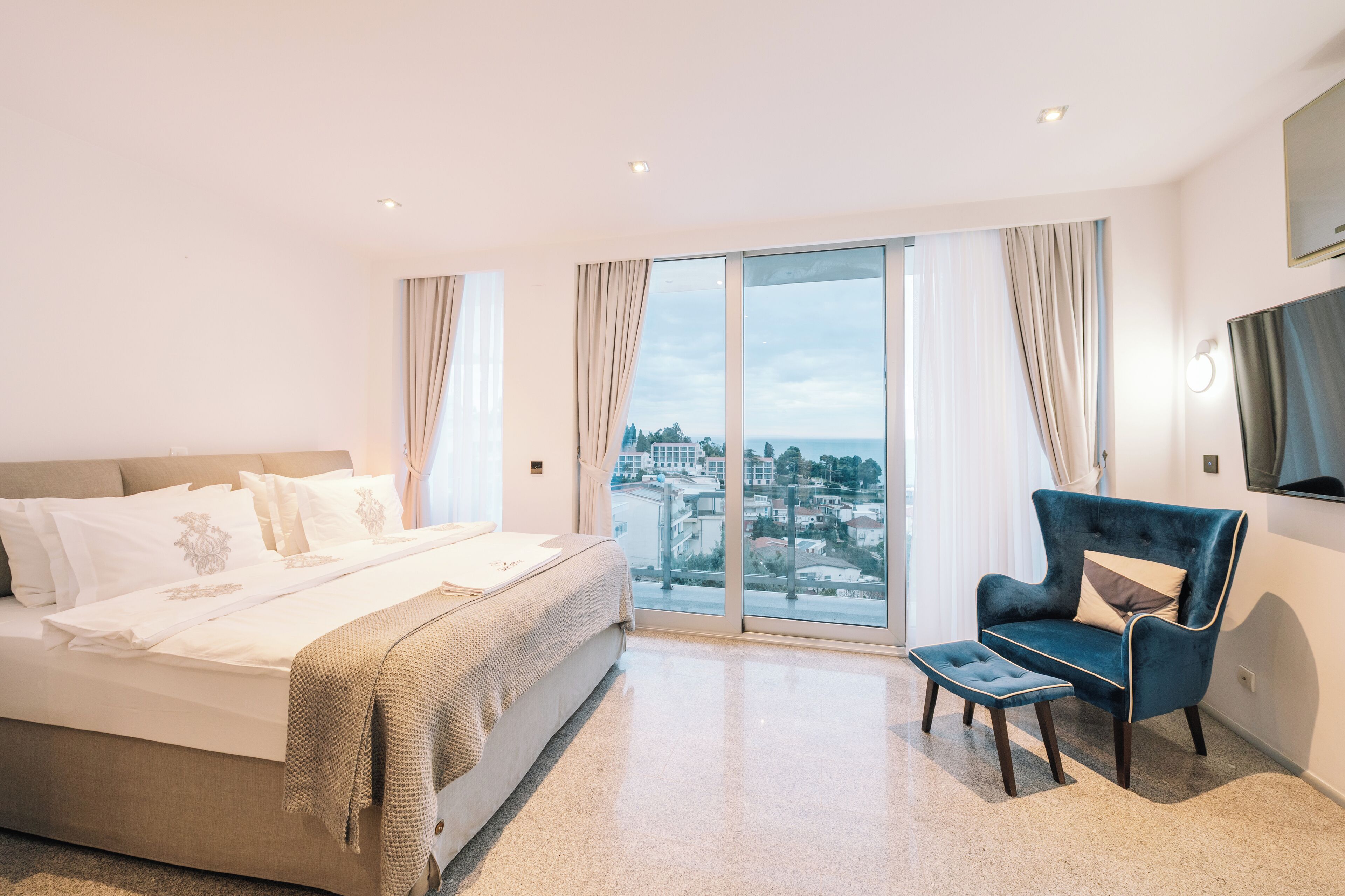 Nhà Duplex Deluxe, quang cảnh biển | Bộ đồ giường cao cấp, truy cập Internet không dây miễn phí 