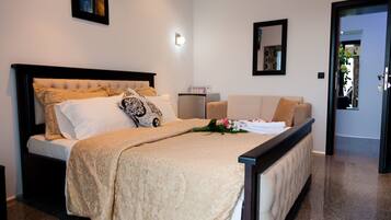 Premium bedding, free WiFi, bed sheets