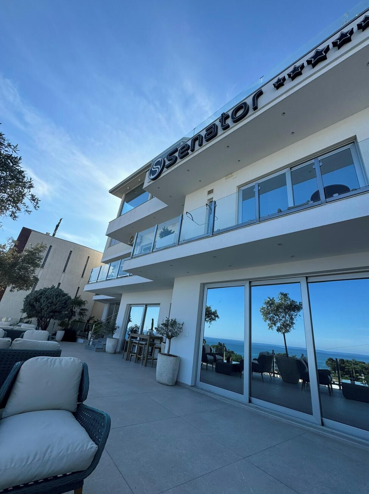 Fassade der Unterkunft