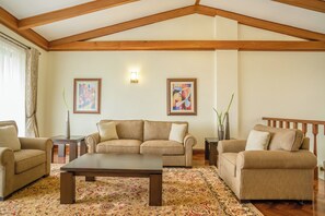 55-inch flat-screen TV with satellite channels, DVD player - GemSuites Hotel & Apartments, Riverside (Nairobi)