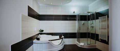 Apartamento | Baño | Artículos de higiene personal gratuitos, secador de pelo y toallas
